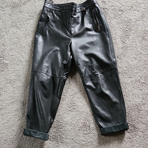 Karl Lagerfeld Black Straight Leg Pants - Picture 1 of 6